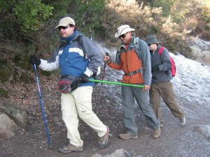 Trekking con no videntes
