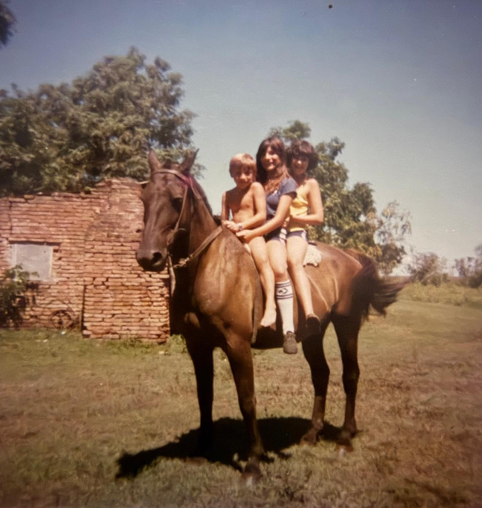 en el campo